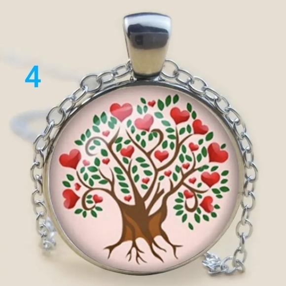 🎉5 For $15🎉COLORFUL Tree Pendant Necklace - Picture 4 of 6